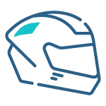 icone casque moto